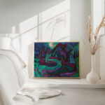 Night Moon Accordion Player by Moonlight 1924 Ernst Ludwig Kirchner 4 mockup