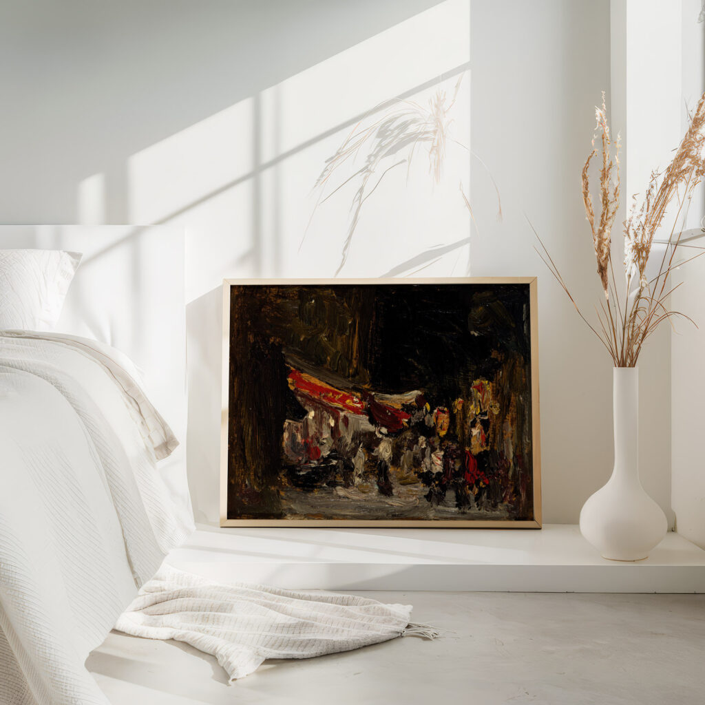 Night on Boardwalk 1898 Robert Henri 4 mockup