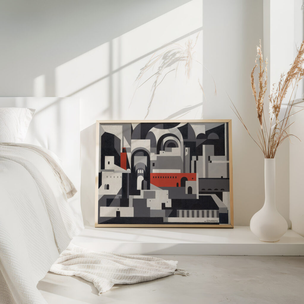 No. 46 – 1922 The Town 1922 Victor Servranckx 4 mockup