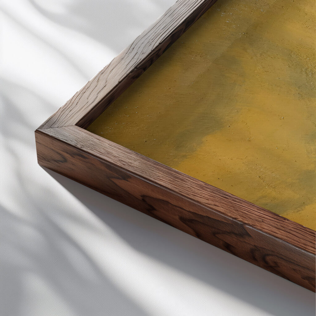 Northport Harbor 1929 Arthur Dove close up dark wood mockup