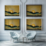 Northport Harbor 1929 Arthur Dove framed posters mockup