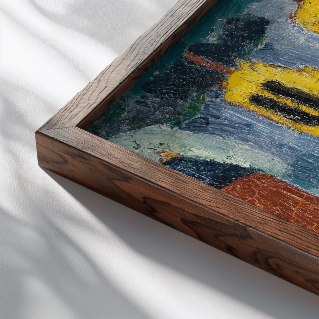 Notre Dame ca. 1907 Henry Lyman Sayen close up dark wood mockup