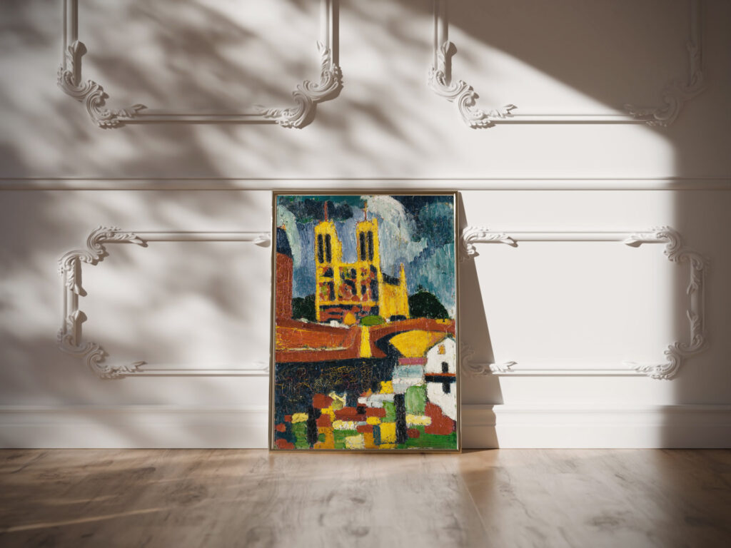 Notre Dame ca. 1907 Henry Lyman Sayen video mockup