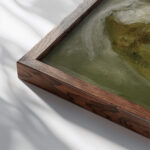 Novicias circa 1931 Fidelio Ponce de Leon close up dark wood mockup