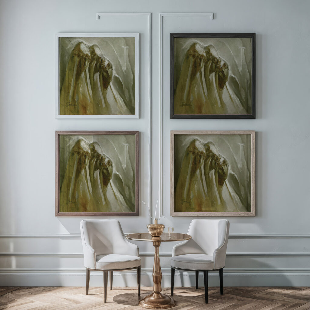 Novicias circa 1931 Fidelio Ponce de Leon framed posters mockup