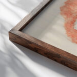 Nu A La Baignoire circa 1921 1922 Pierre Bonnard close up dark wood mockup