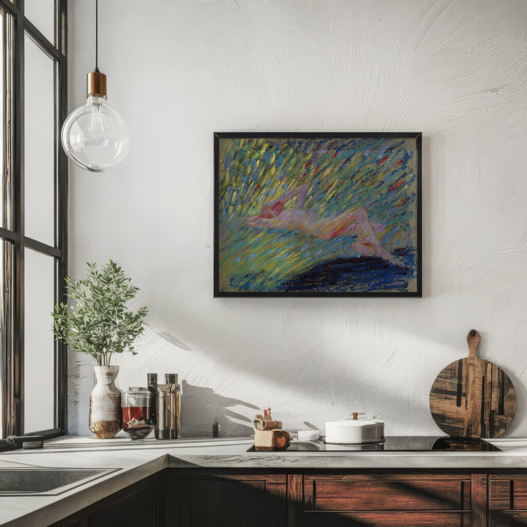 Nude lying female model 1904 Maria Wiik 6 mockup