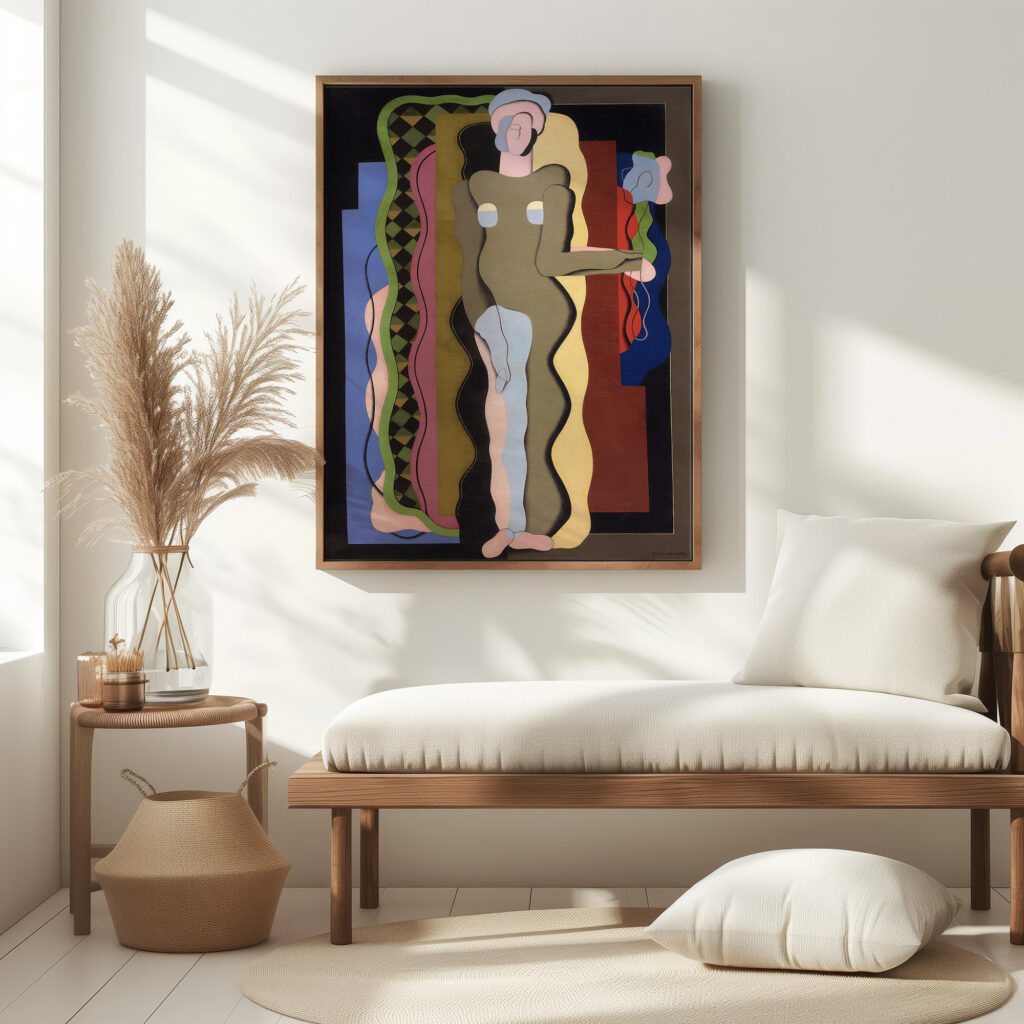 Nude with a flower 1928 Georges Valmier 5 mockup