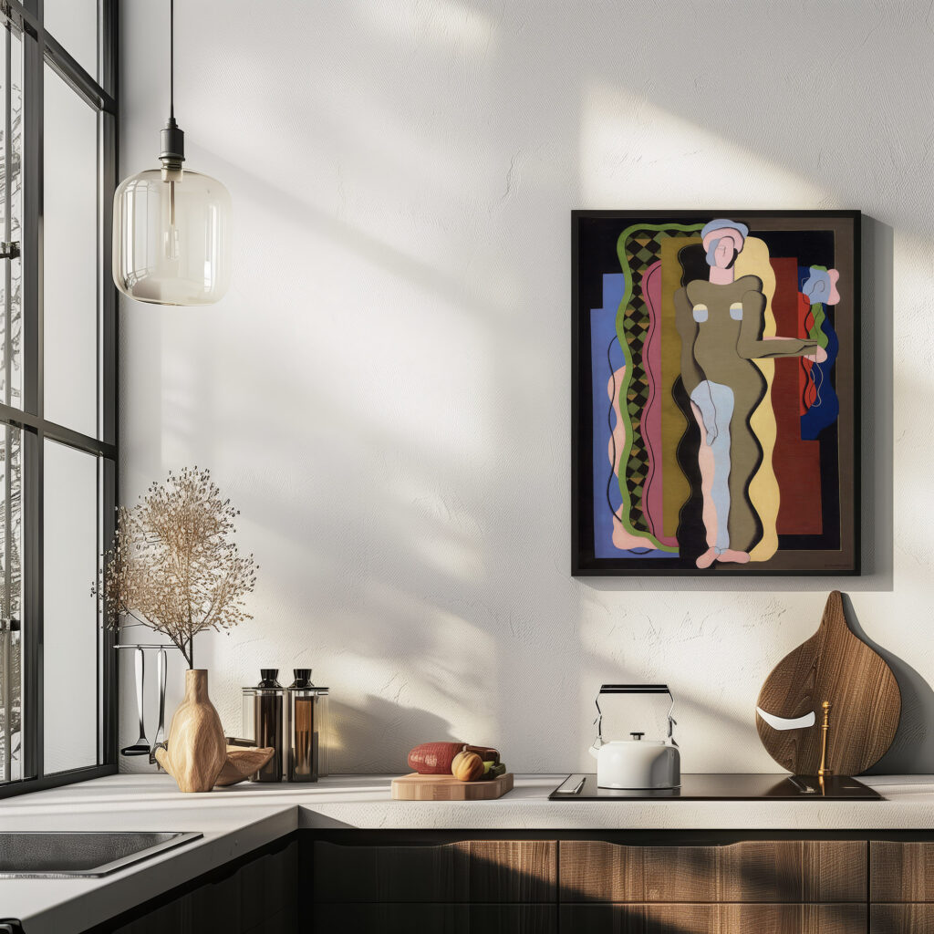 Nude with a flower 1928 Georges Valmier 6 mockup