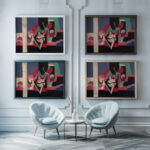 Objects on a Table circa 1920 –21 Patrick Henry Bruce framed posters mockup