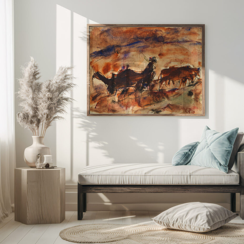 Ochsenfuhrwerk 1920 Christian Rohlfs 5 mockup