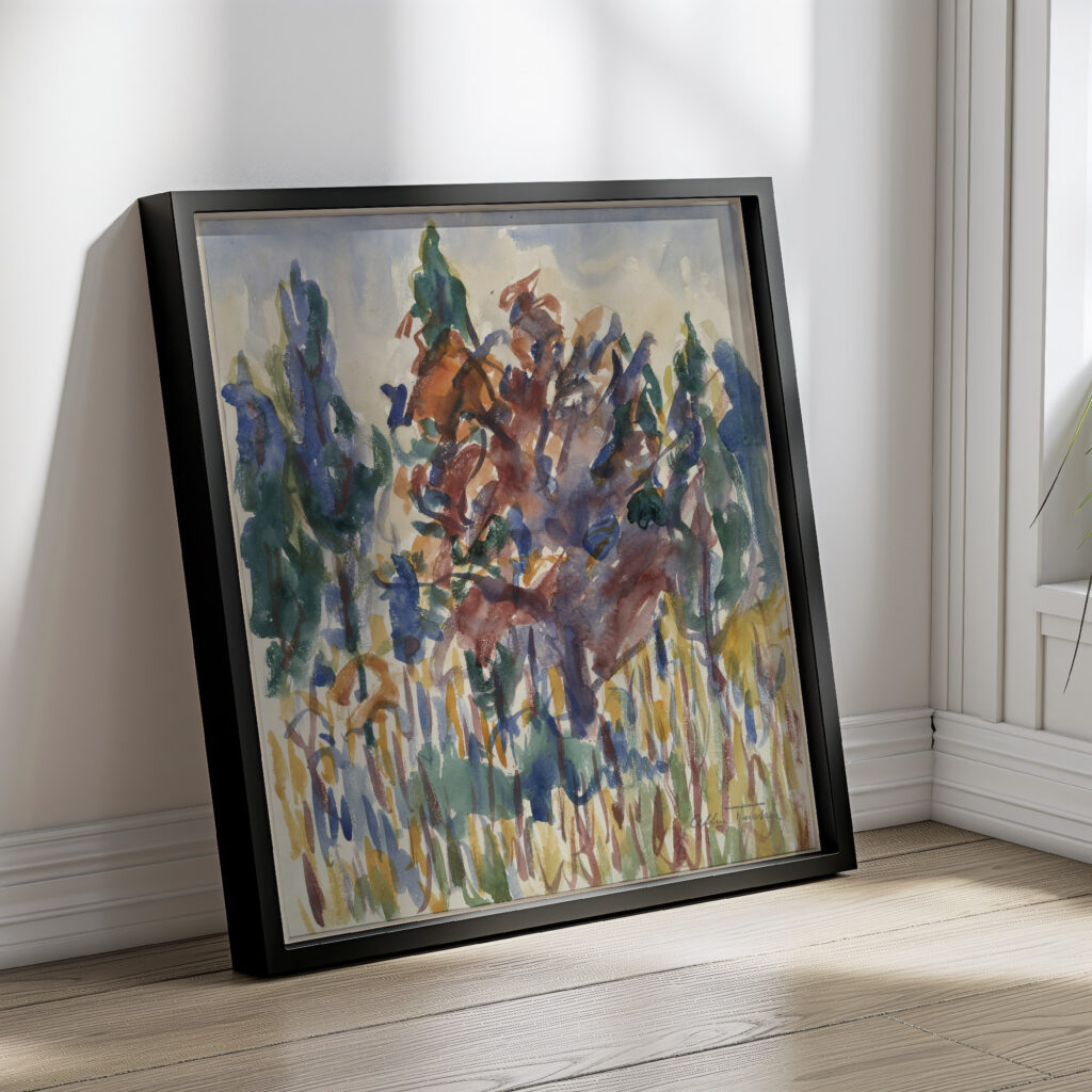 October Trees ca. 1914 Allen Tucker 4 mockup