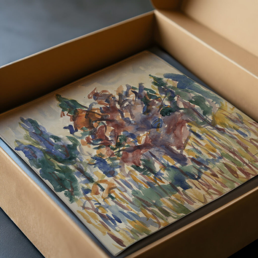 October Trees ca. 1914 Allen Tucker video mockup