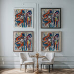 Ohne Titel 1920 Albert Muller framed posters mockup