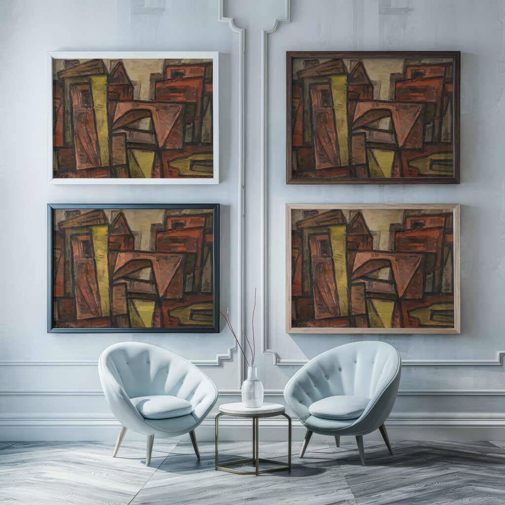 Ohne Titel 1929 Jankel Adler framed posters mockup