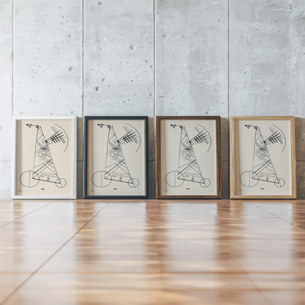 Ohne Titel 1930 Wassily Kandinsky 1 framed posters mockup