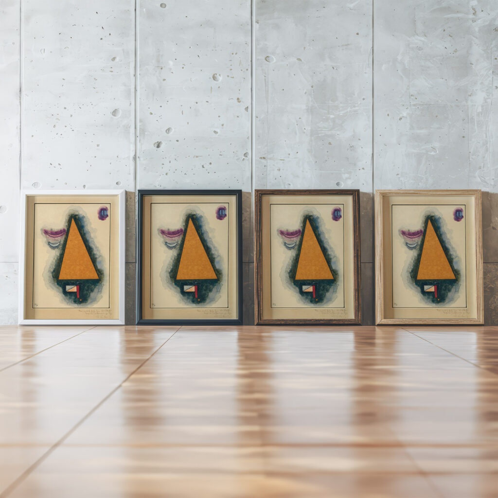 Ohne Titel 1930 Wassily Kandinsky framed posters mockup