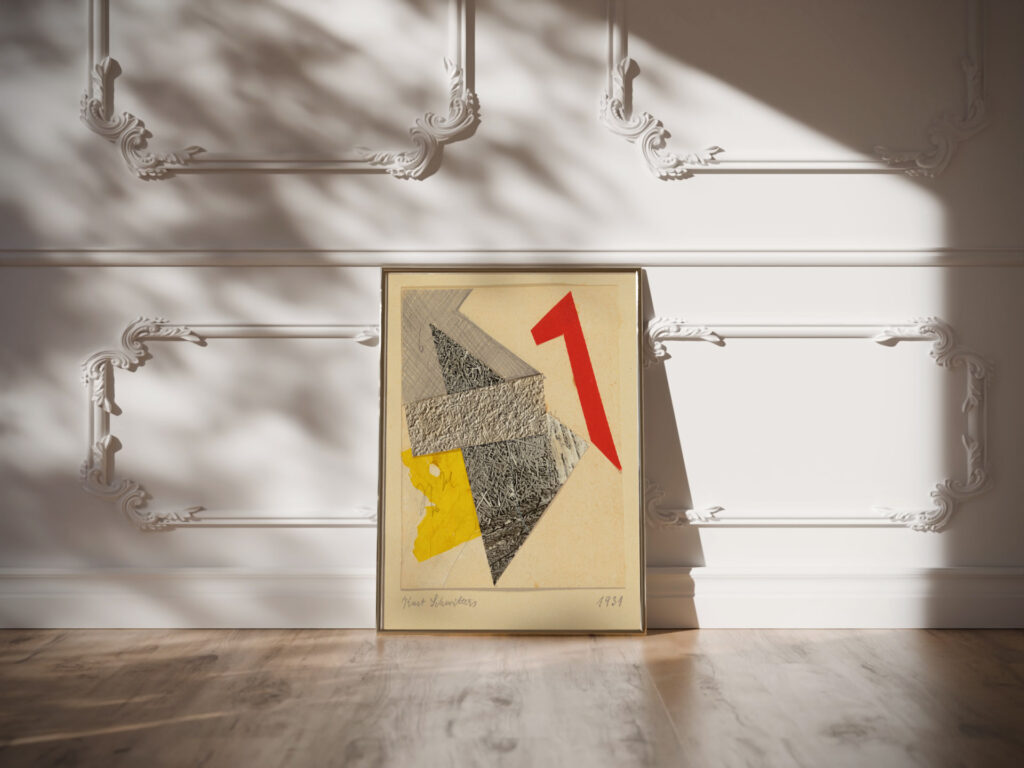 Ohne Titel 1931 Kurt Schwitters video mockup