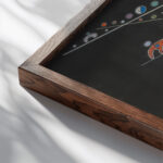 Ohne Titel 1940 Wassily Kandinsky 2 close up dark wood mockup