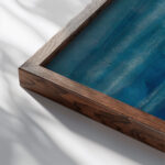 Ohne Titel 1941 Karl Wiener close up dark wood mockup