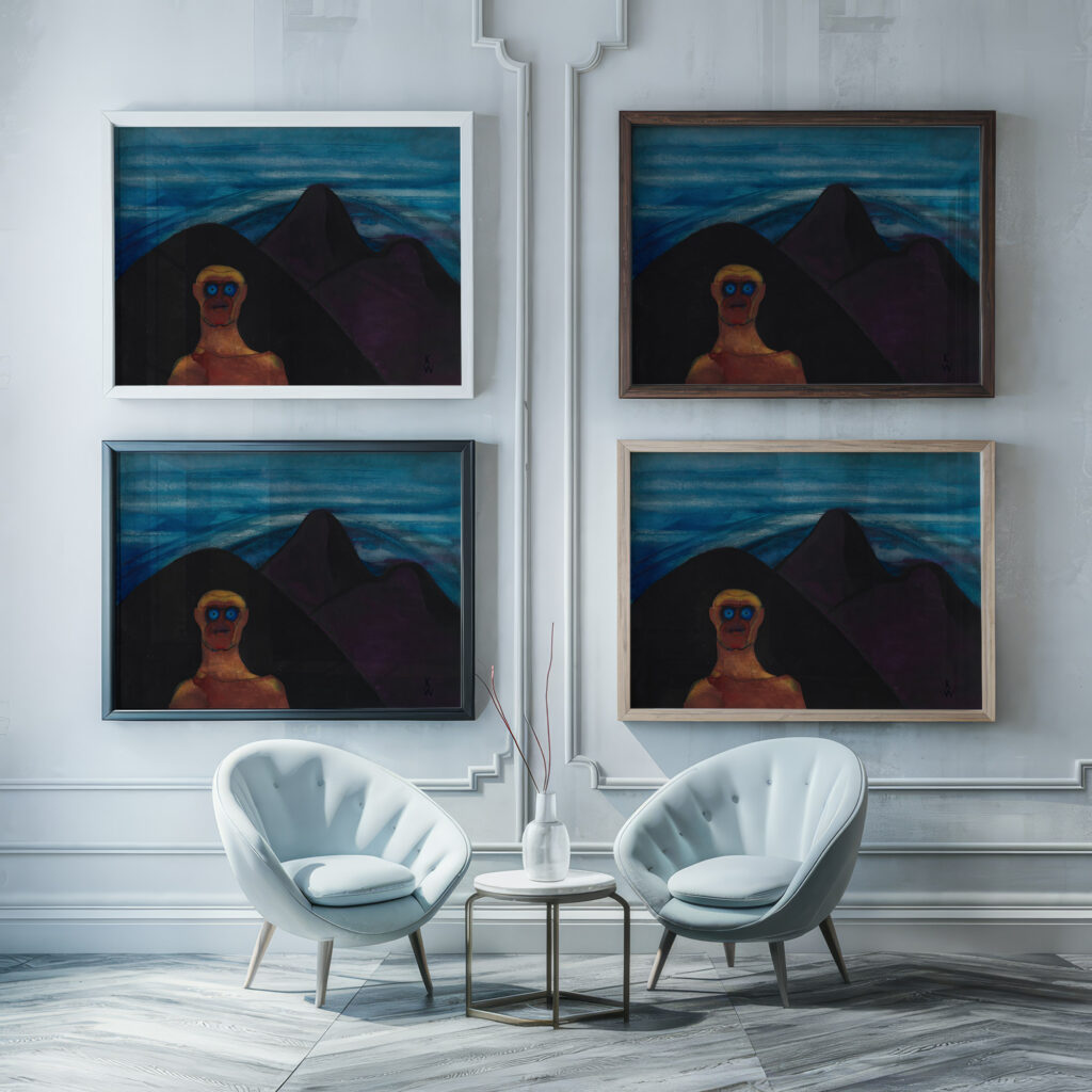 Ohne Titel 1941 Karl Wiener framed posters mockup