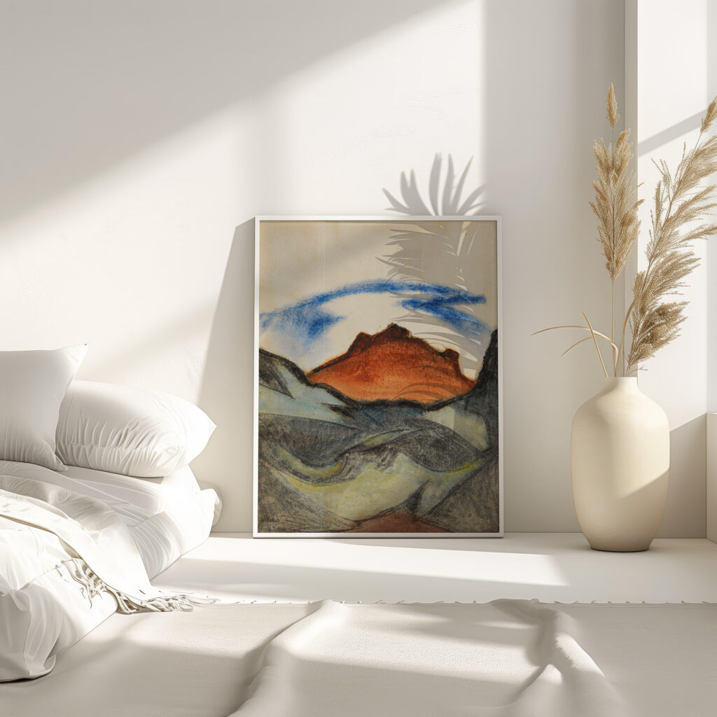 Ohne Titel Berglandschaft 1930 Fritz Stuckenberg 4 mockup