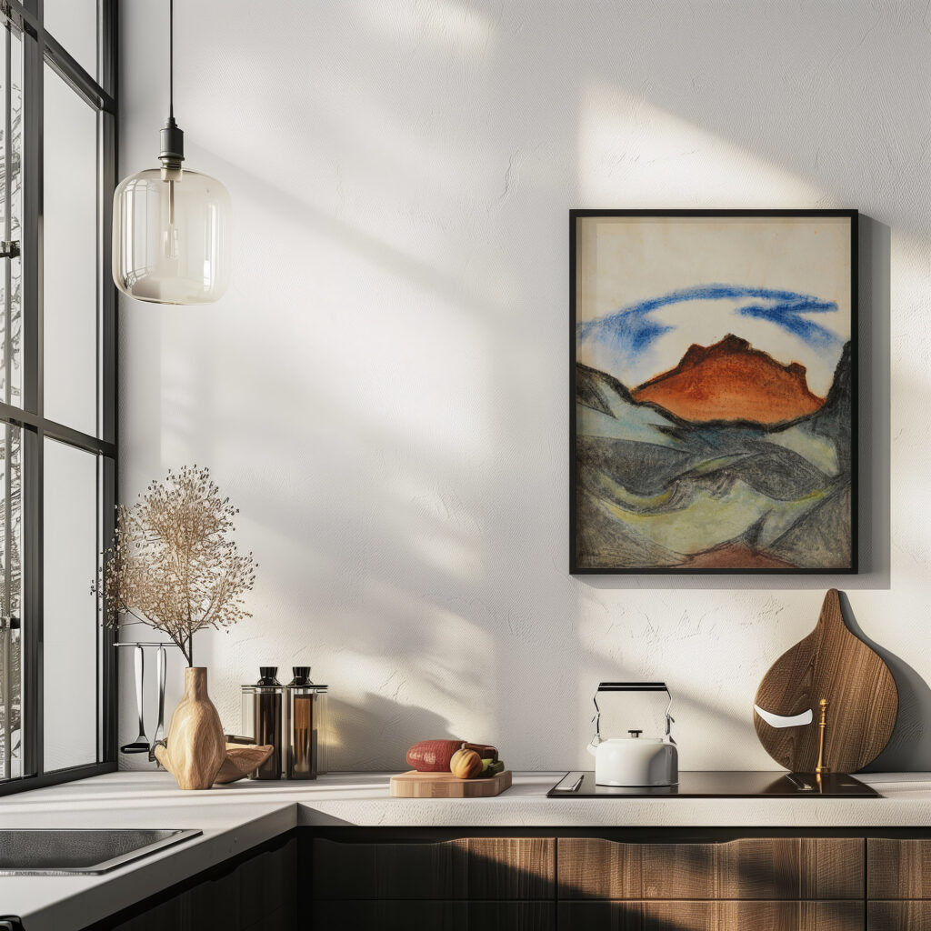 Ohne Titel Berglandschaft 1930 Fritz Stuckenberg 6 mockup