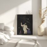 Ohne Titel Collage Frau Gestirne Stephansdom 1942 Karl Wiener 4 mockup