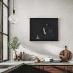 Ohne Titel Collage Frau Mond und Totenkopf 1942 Karl Wiener 6 mockup