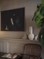 Ohne Titel Collage Frau Mond und Totenkopf 1942 Karl Wiener video mockup