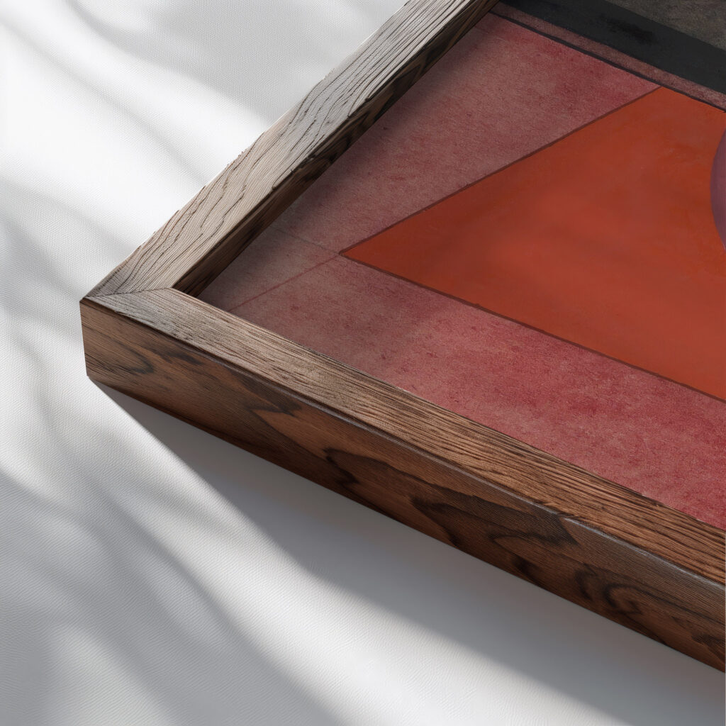 Ohne Titel Collage II aus ‘Die 150 Blatter 1940 Karl Wiener close up dark wood mockup