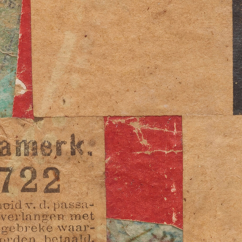 Ohne Titel Contramerk. 1923 Kurt Schwitters 8 mockup