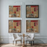 Ohne Titel Contramerk. 1923 Kurt Schwitters framed posters mockup