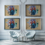 Ohne Titel Figurenstudie around 1932 Karl Wiener framed posters mockup