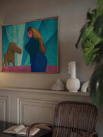 Ohne Titel Frau und Hund 1943 Karl Wiener video mockup