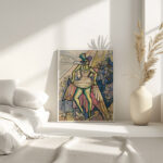 Ohne Titel Frauenfigur 1947 Karl Wiener 4 mockup