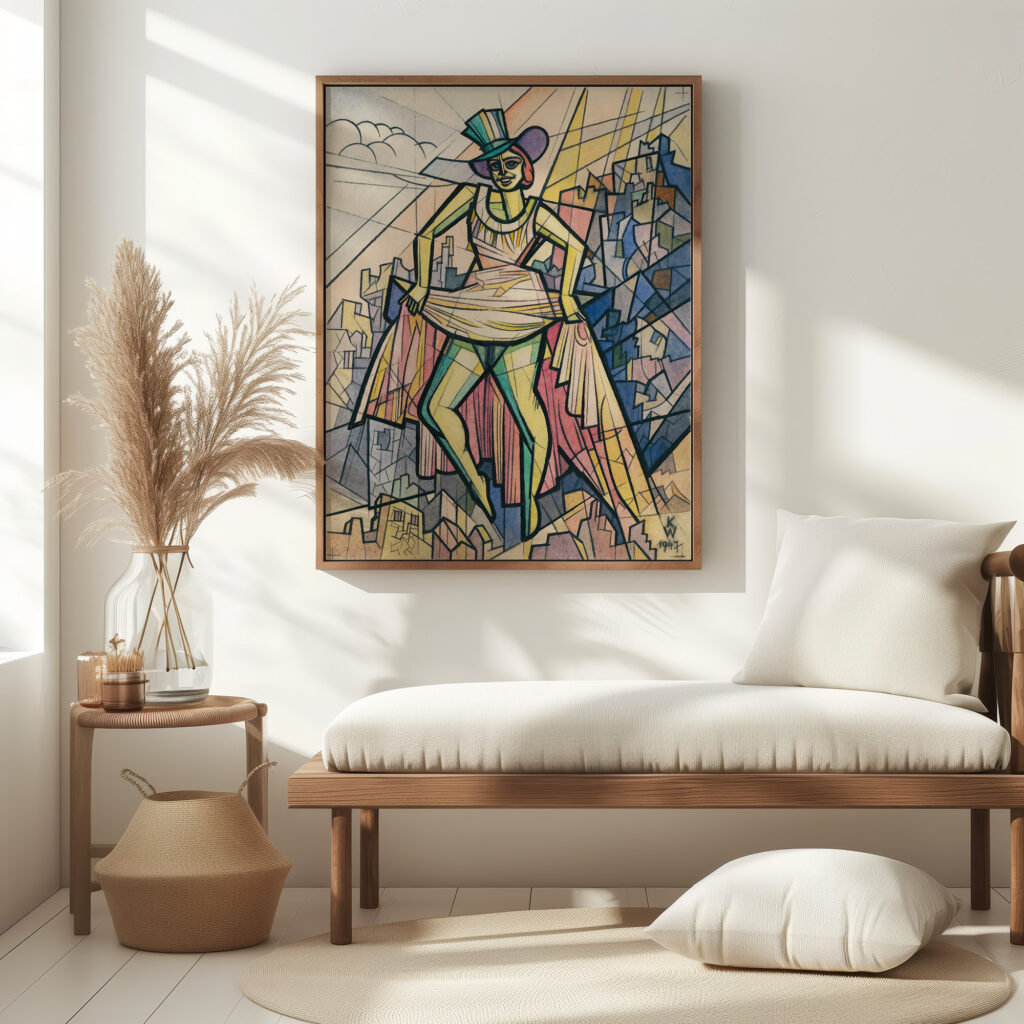 Ohne Titel Frauenfigur 1947 Karl Wiener 5 mockup