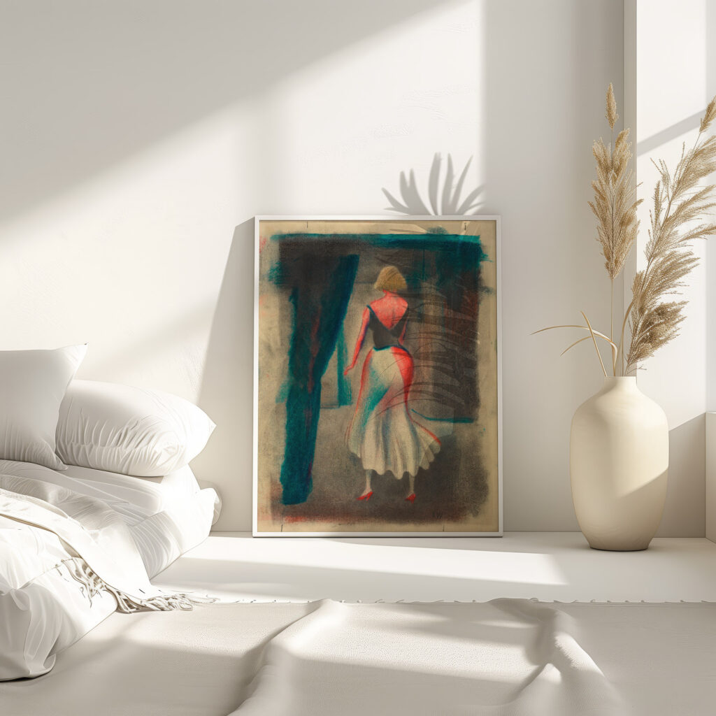 Ohne Titel Frauenfigur Ruckenansicht around 1928 Karl Wiener 4 mockup