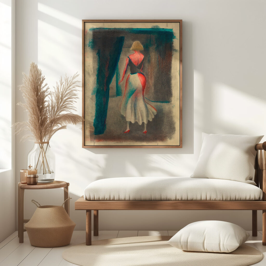 Ohne Titel Frauenfigur Ruckenansicht around 1928 Karl Wiener 5 mockup