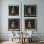 Ohne Titel Frauenfigur around 1928 Karl Wiener framed posters mockup