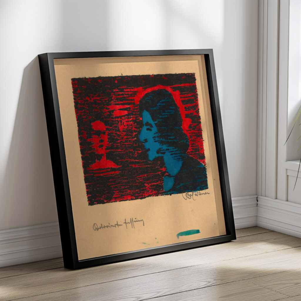 Ohne Titel Frauenportrat around 1930 Karl Wiener 4 mockup