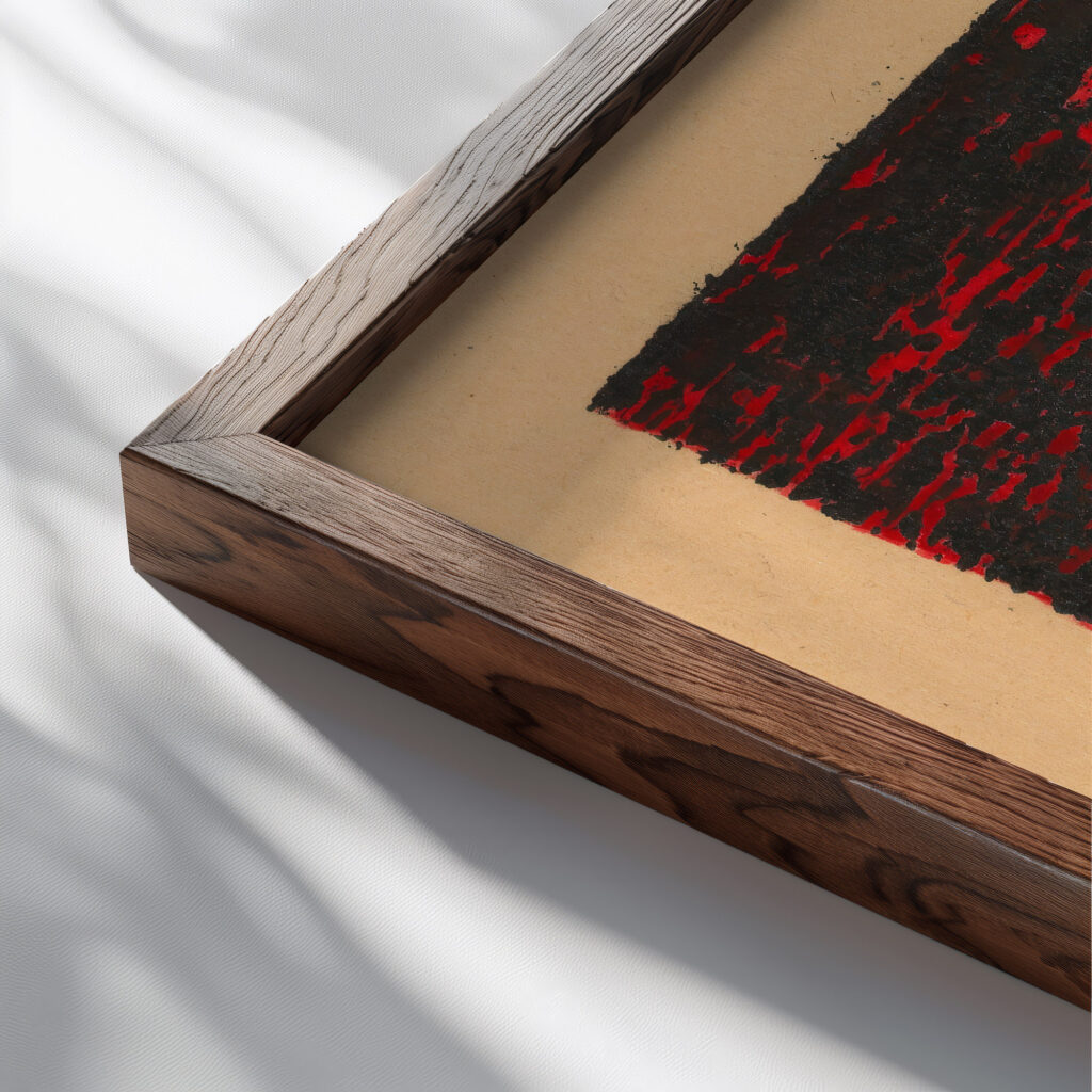 Ohne Titel Frauenportrat around 1930 Karl Wiener close up dark wood mockup