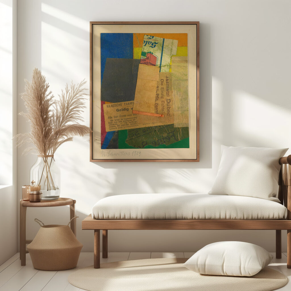 Ohne Titel Geldig 1929 Kurt Schwitters 5 mockup
