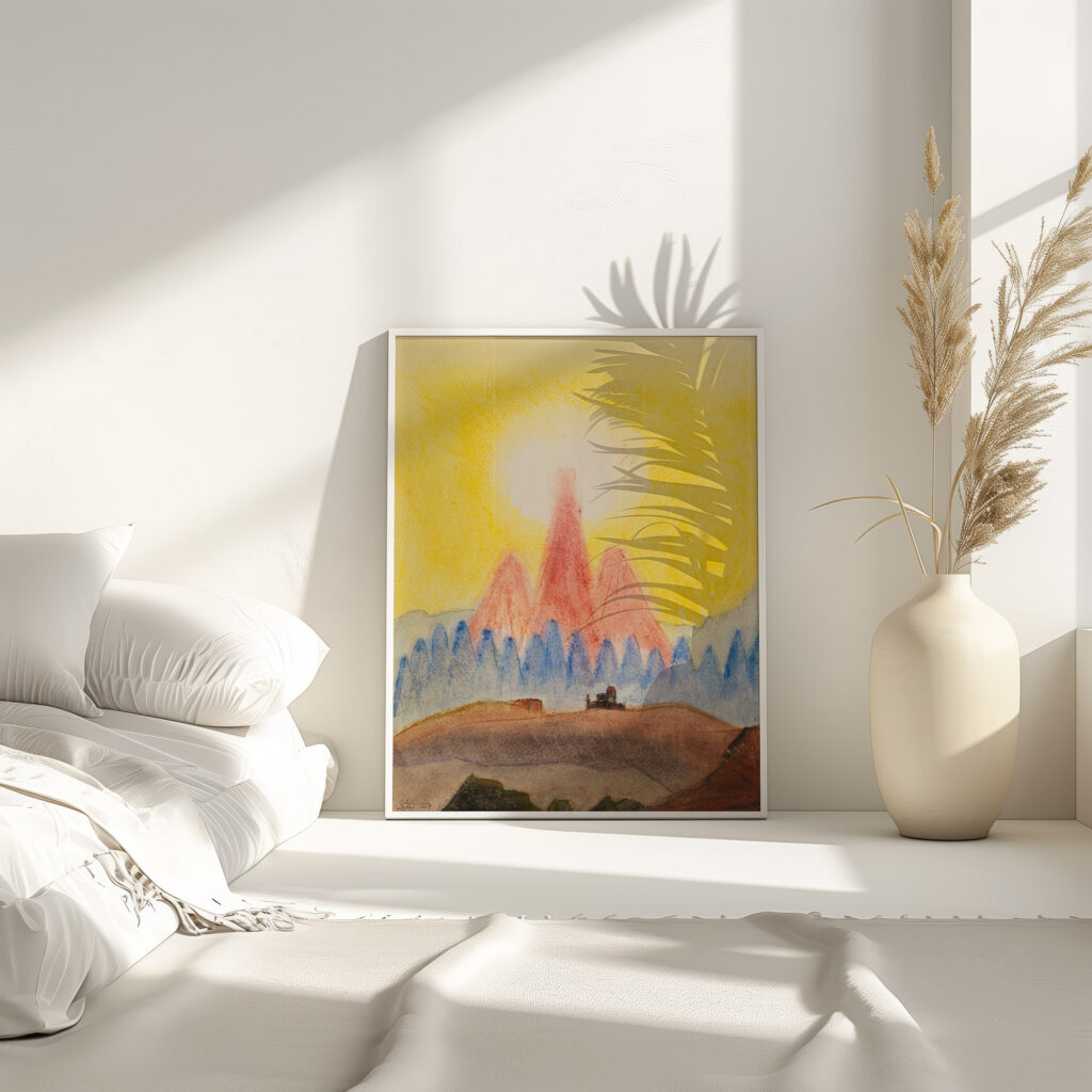 Ohne Titel Gipfelmotiv 1927 Fritz Stuckenberg 4 mockup