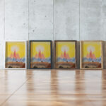 Ohne Titel Gipfelmotiv 1927 Fritz Stuckenberg framed posters mockup