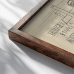 Ohne Titel Hunger Weltwirtschaftskrise Arbeitslos … around 1933 Karl Wiener close up dark wood mockup