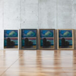 Ohne Titel III around 1940 Karl Wiener framed posters mockup