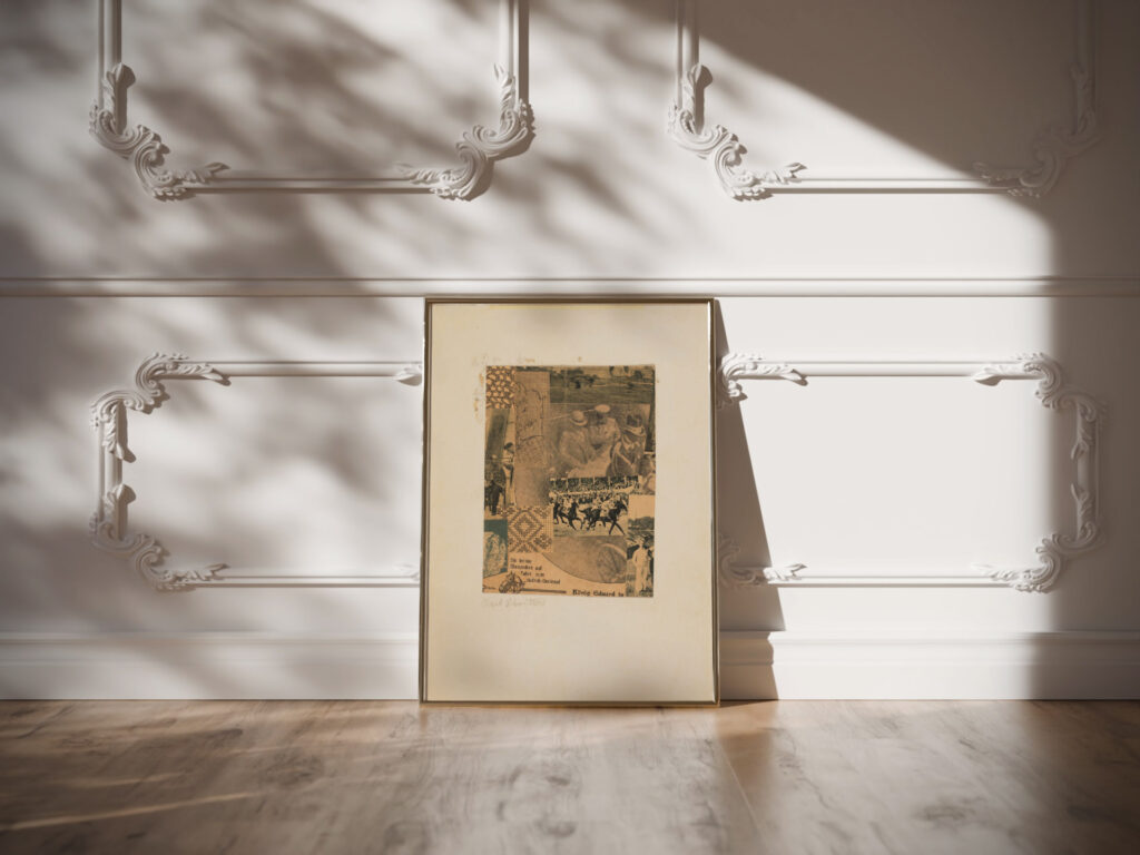 Ohne Titel Koning Eduard in 1922 Kurt Schwitters video mockup