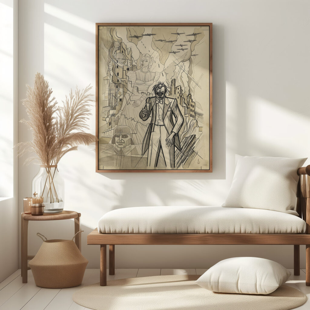 Ohne Titel Kriegsgroteske around 1941 Karl Wiener 5 mockup