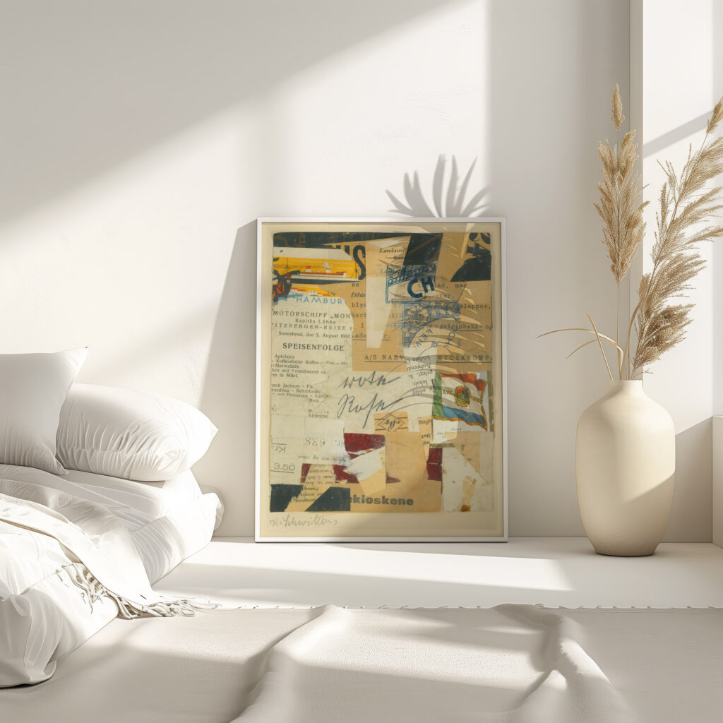 Ohne Titel Rote Rose 1933 34 Kurt Schwitters 4 mockup